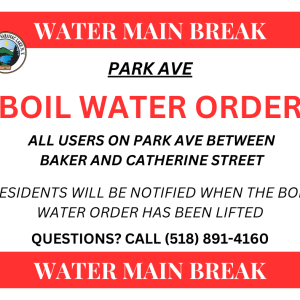 BOIL WATER ORDER